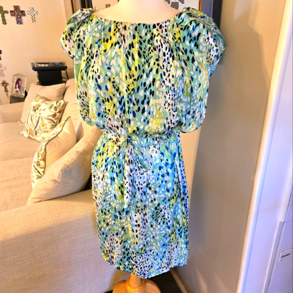 Gabby Skye. Vibrant Multicolor Dress 274